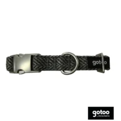 Gotoo Collar espiga gris para perros