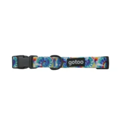 Gotoo Collar estampadado azul para perro