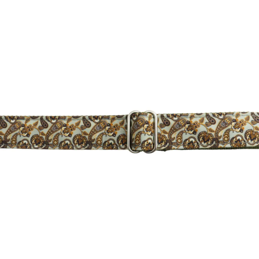 Gotoo Collar estampado cachemira caqui para perros