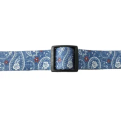 Gotoo Collar estampado cachemira azul para perros