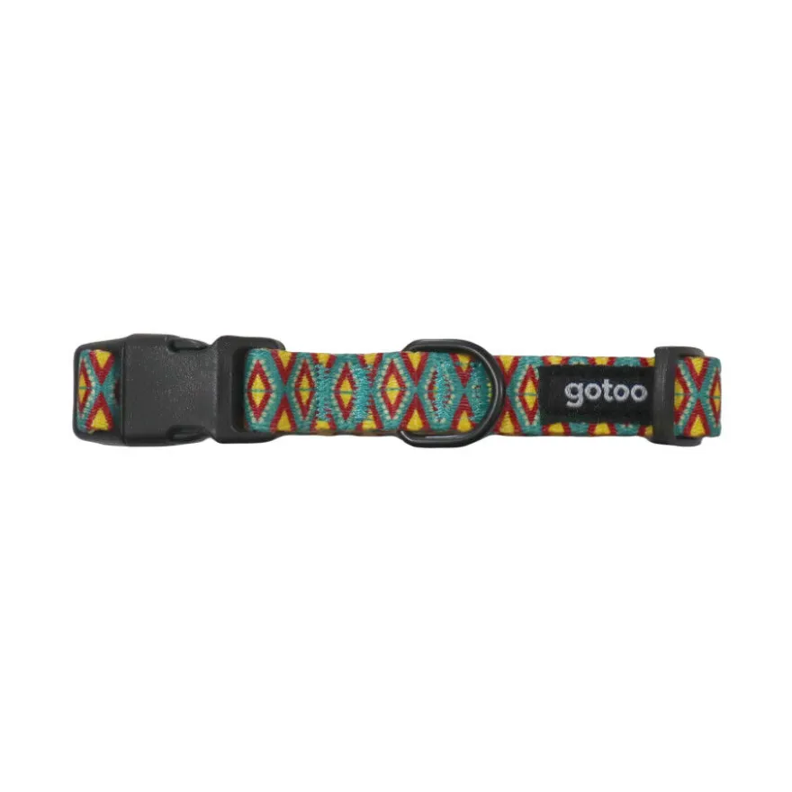 Gotoo Collar estampado geométrico para perros