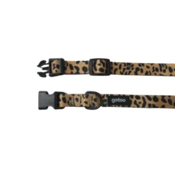 Gotoo Collar estampado leopardo para perros