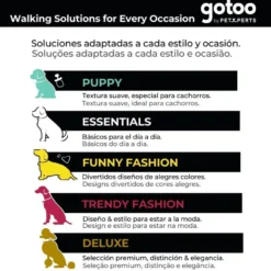 Gotoo Collar estampado verde para perro