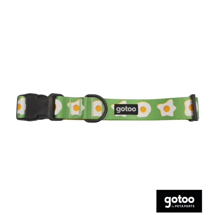 Gotoo Collar estampado verde para perro
