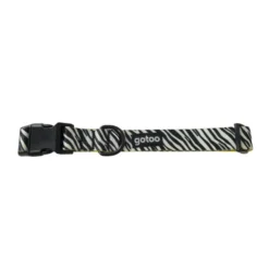 Gotoo Collar estampado zebra para perros