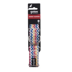 Gotoo Collar martingale de rayas para perros