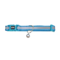 Gotoo Collar reflectante azul para gatos
