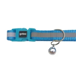 Gotoo Collar reflectante azul para gatos