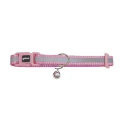 Gotoo Collar reflectante rosa para gatos