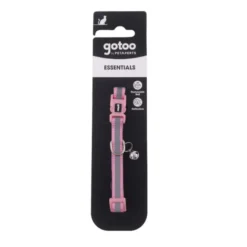 Gotoo Collar reflectante rosa para gatos