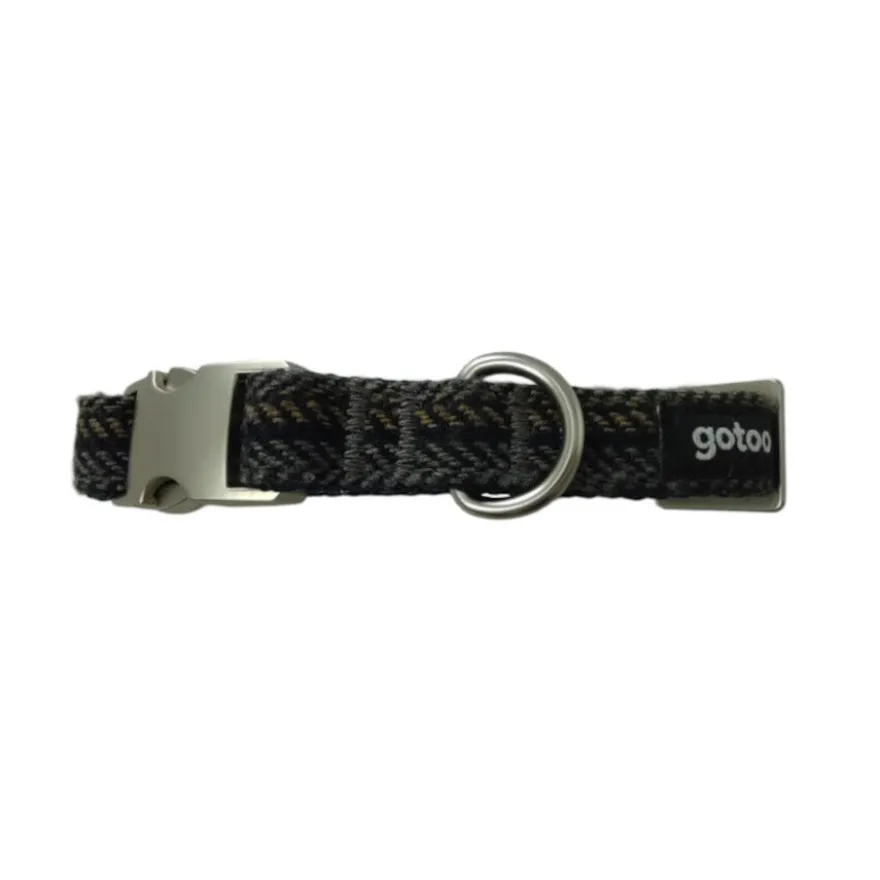 Gotoo Collar Tweed azul para perros