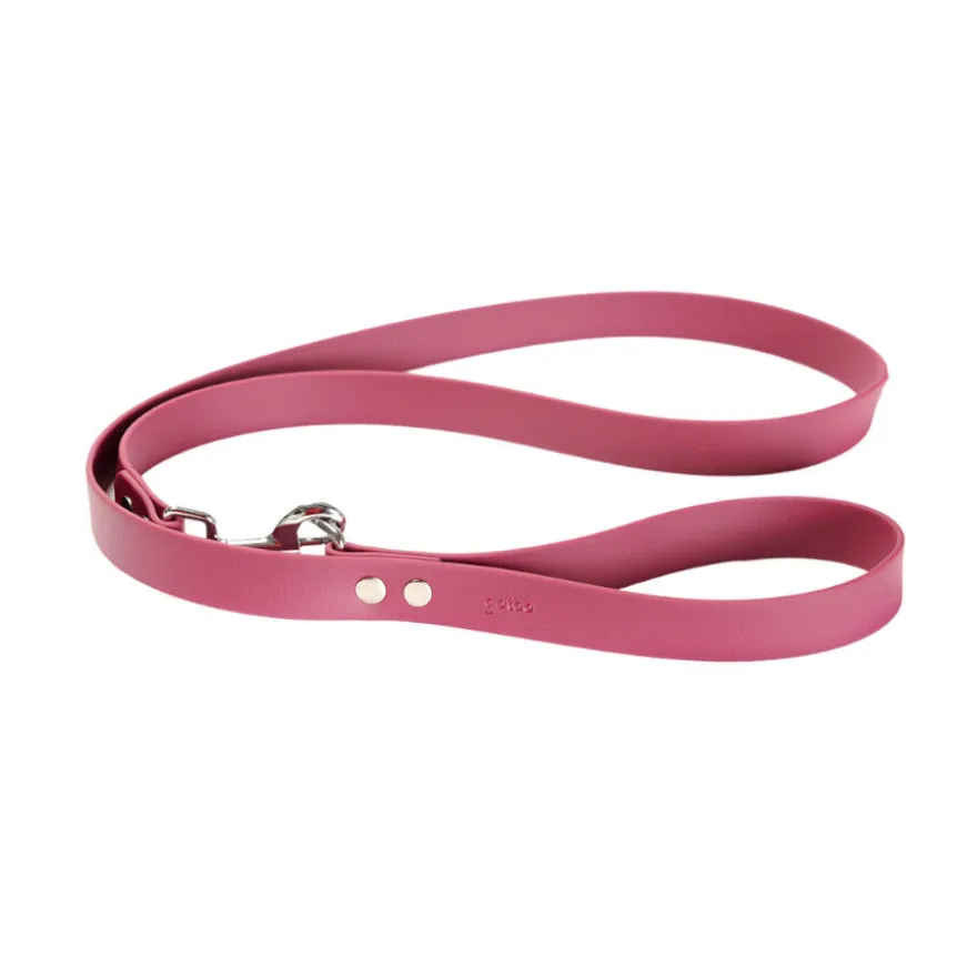 Gotoo Correa Biothane roja vino para perros