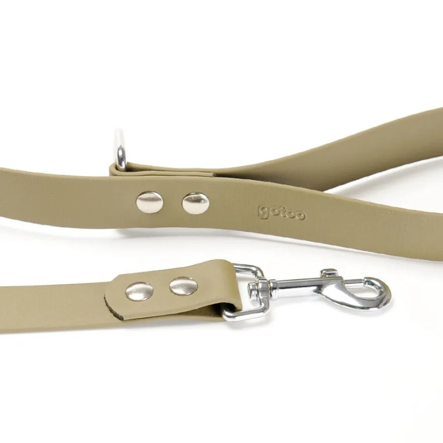 Gotoo Correa Biothane verde oliva para perros