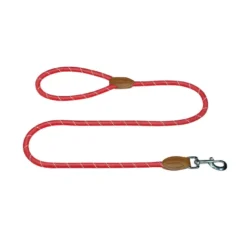 Gotoo Correa de cuerda reflectante roja para perros