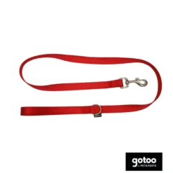 Gotoo Correa de nylon roja para perros