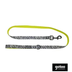 Gotoo Correa estampada zebra para perros