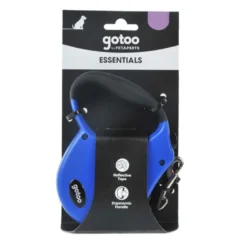 Gotoo Correa extensible azul para perros