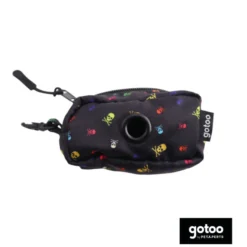 Gotoo Porta bolsas calavera negro para perros