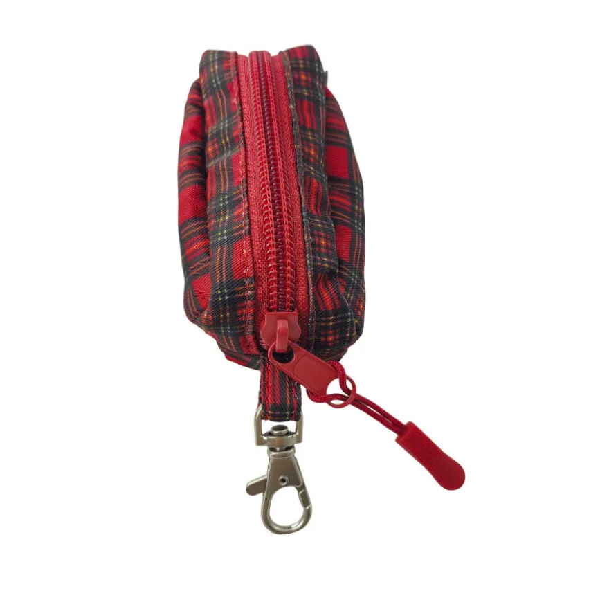 Gotoo Porta bolsas estampado rojo para perros