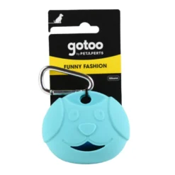 Gotoo Porta bolsas silicona azul para perros