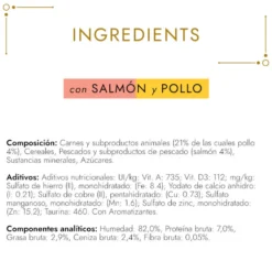 Gourmet Gold Bocaditos Salmón y Pollo para gatos