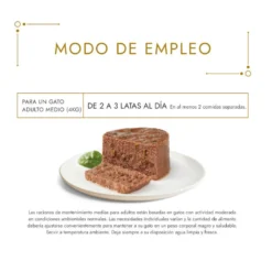 Gourmet Gold Mousse de Pato con Espinacas lata para gatos