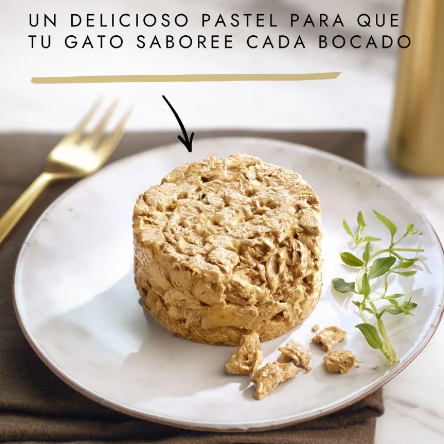 Gourmet Gold Tartelette Pastel de Carne lata para gatos
