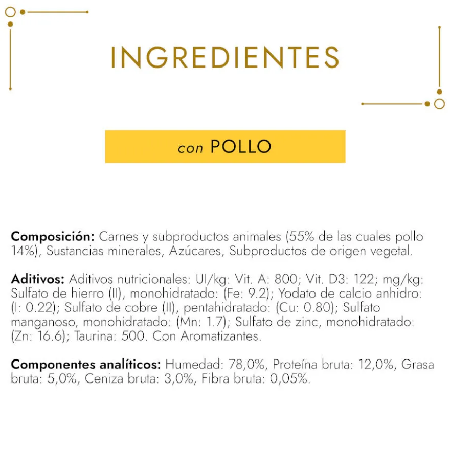 Gourmet Gold Terrine de Pollo lata para gatos