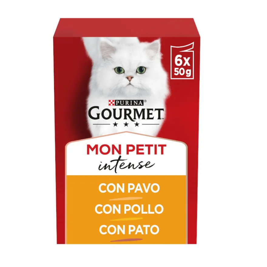 Gourmet Mon Petit Selección Aves en salsa sobre para gatos