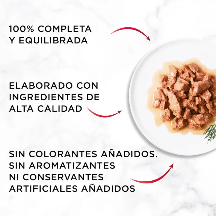 Gourmet Mon Petit Selección Aves en salsa sobre para gatos