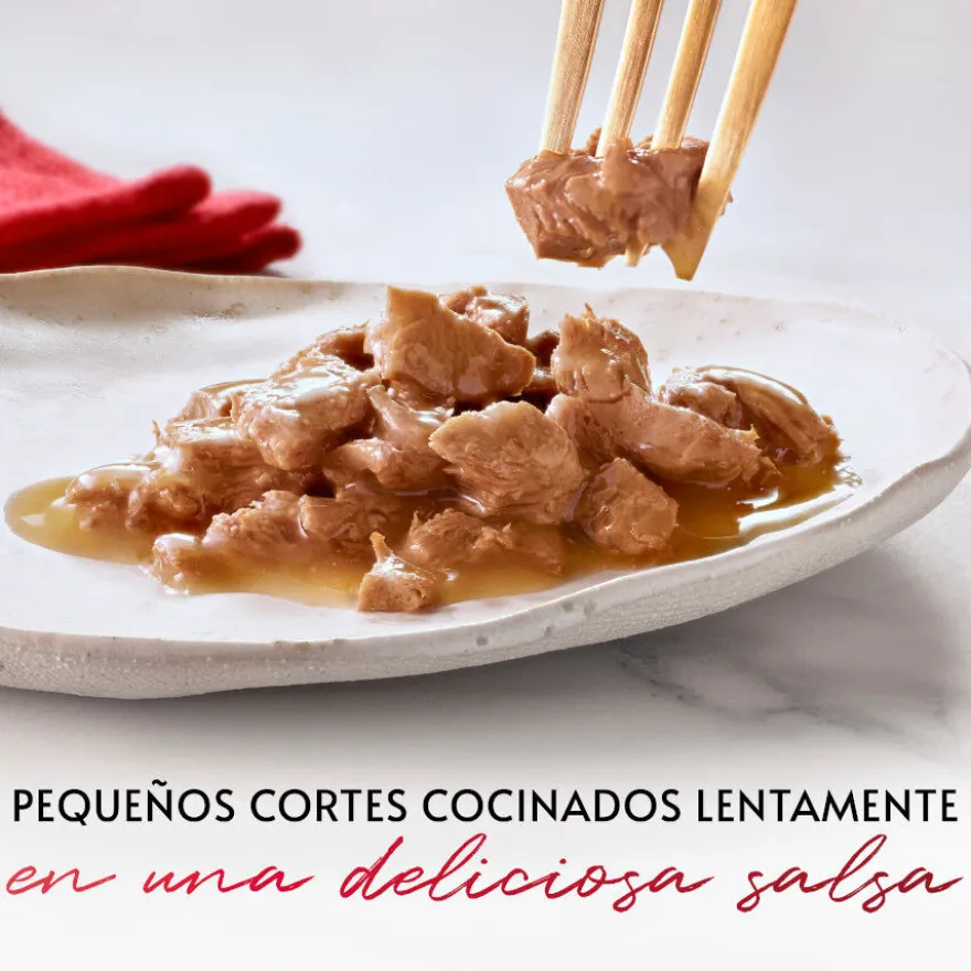 Gourmet Mon Petit Selección Pescados en salsa sobre para gatos