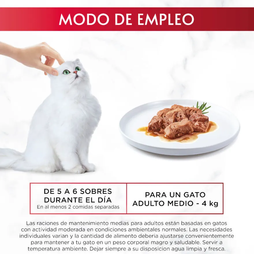 Gourmet Mon Petit Selección Pescados en salsa sobre para gatos