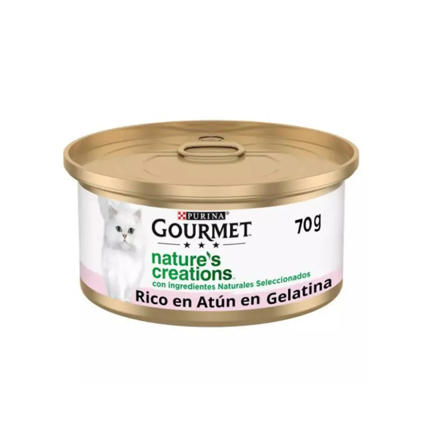 Gourmet Nature's Creations Atún y Gambas en Gelatina lata para gatos
