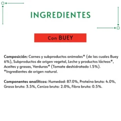 Gourmet Nature’s Creations Snack Húmedo de Buey para gatos