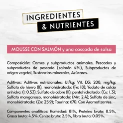 Gourmet Revelations Mousse con Salmón y Atún tarrinas para gatos