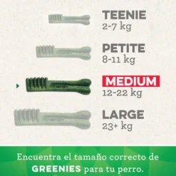 Greenies Medium Snacks Dentales Naturales para perros medianos