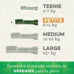 Greenies Petite Snacks Dentales Naturales para perros pequeños