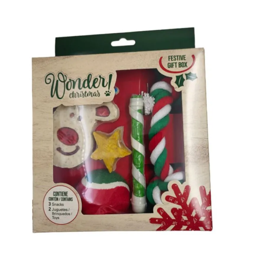 Guau Christmas Caja de Regalos para perros