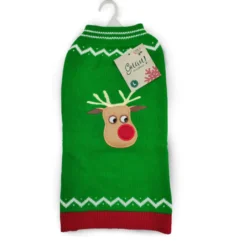 Guau Christmas Jersey de Reno Verde para perros