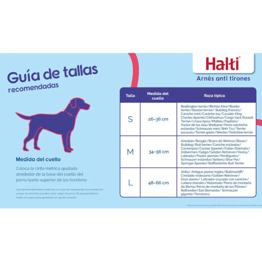 Halti Arnés antitirones negro para perros
