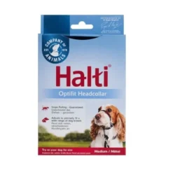 Halti Optifit collar antitirones negro para perros