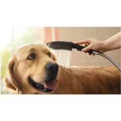 Hansgrohe Alcachofa de Ducha Negra para perros