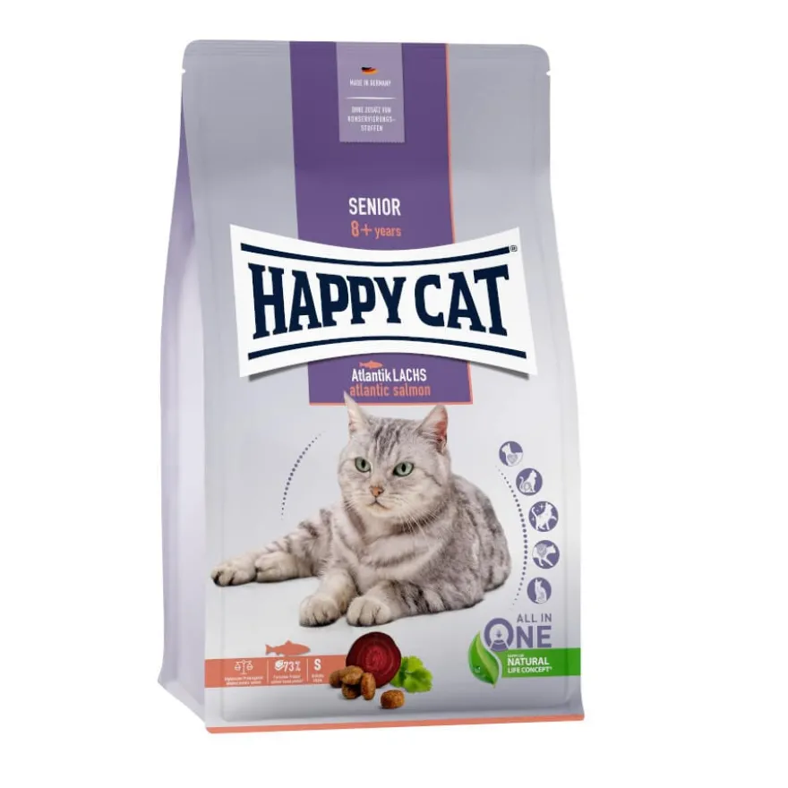 Happy Cat Senior Salmón Atlántico pienso