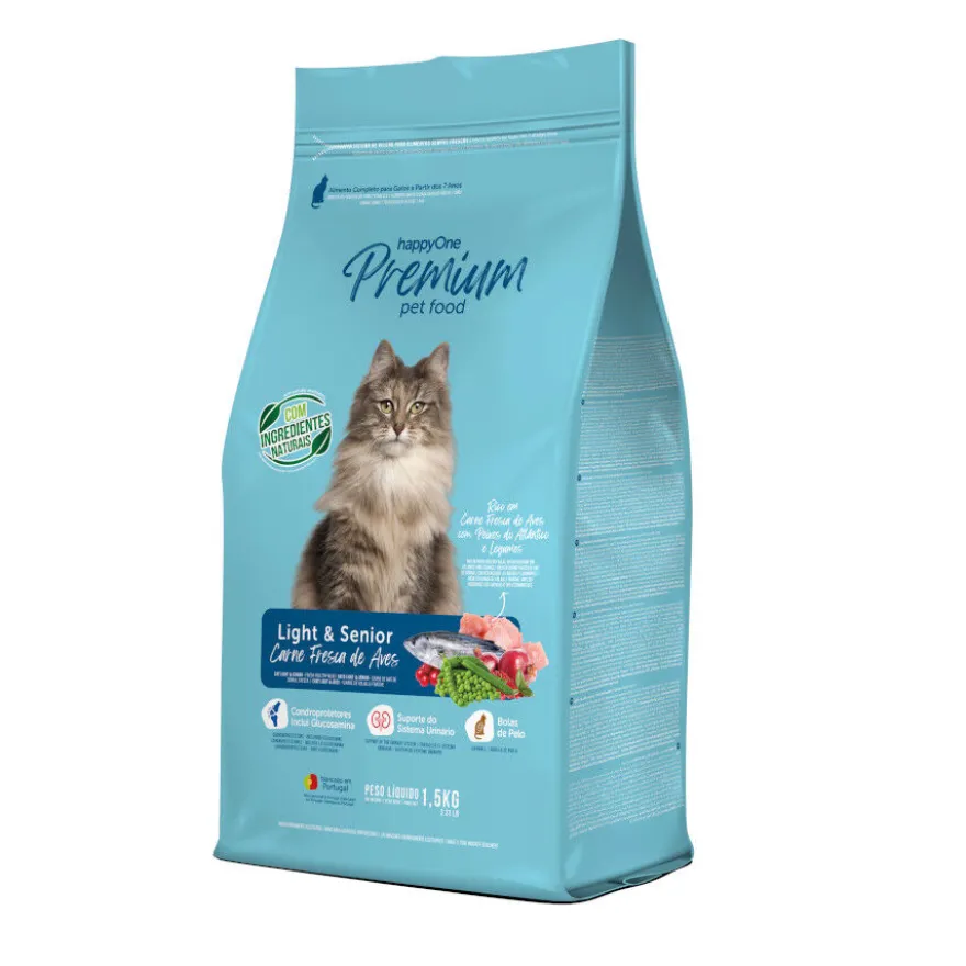 happyOne Premium Carne Fresca de Aves con Peces y Legumbres pienso para gatos
