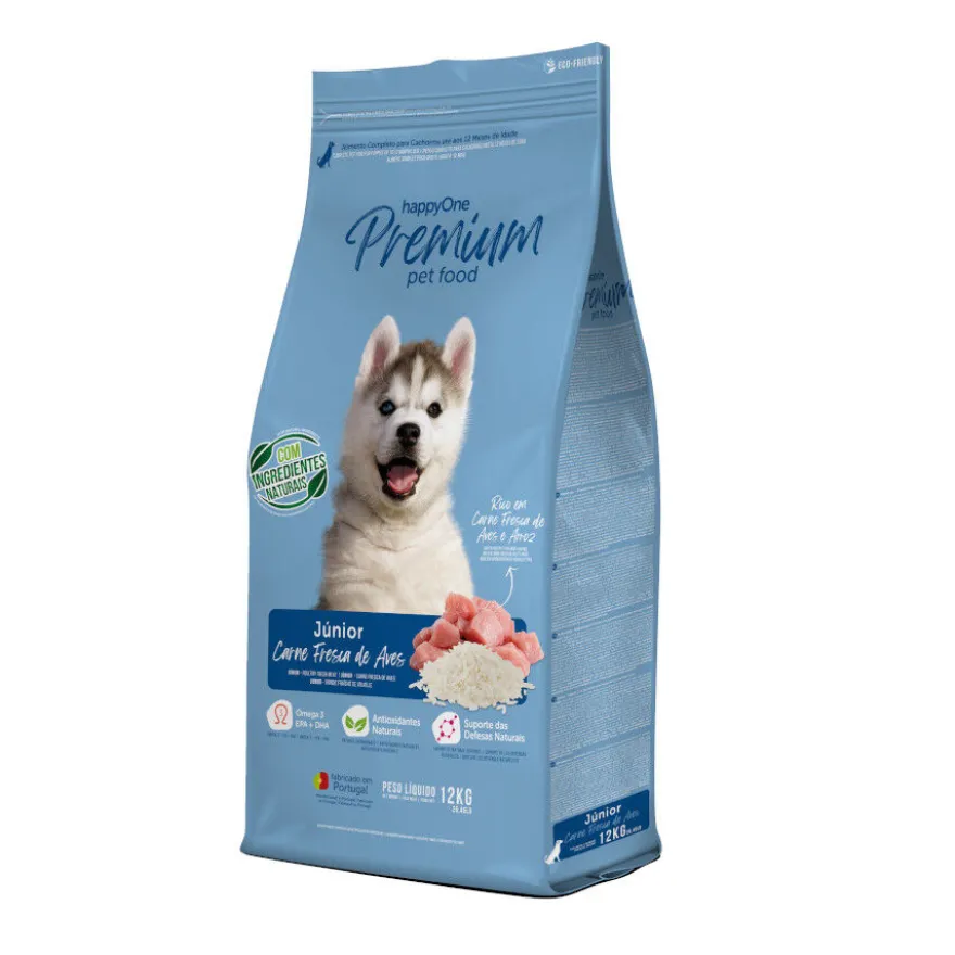 happyOne Premium Junior Carne Fresca de Aves pienso para perros