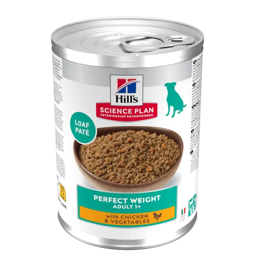 Hill's Adult Perfect Weight Pollo y Vegetales lata para perros