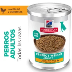 Hill's Adult Perfect Weight Pollo y Vegetales lata para perros