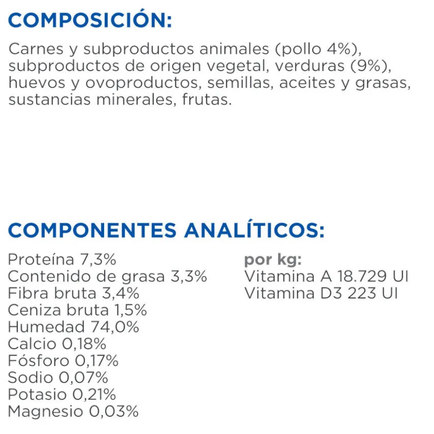 Hill's Adult Perfect Weight Pollo y Vegetales lata para perros