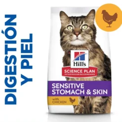 Hill's Adult Science Plan Sensitive Stomach Pollo pienso para gatos