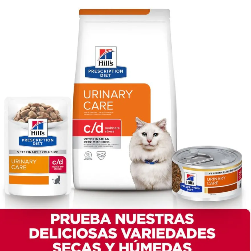Hill's Presciption Diet Urinary Stress c/d Estofado de Pollo con Vegetales lata para gatos
